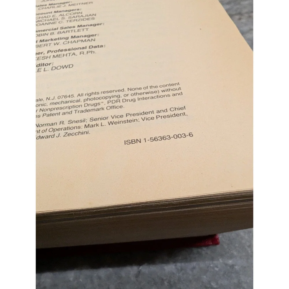 1992 Physicians' Desk Reference PDR 46 Edition
